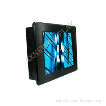 High Definition Wall Mounting 15" IR Touch Industrial LCD M